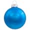 40ct. 2.5" Shiny & Matte Royal Blue & Silver Glass Ball Christmas Ornaments